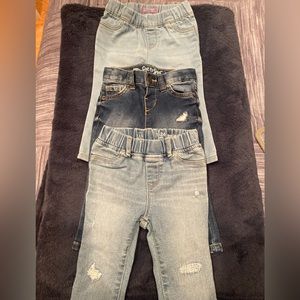 Baby Gap, Children’s Place & Cat & Jack 18-24 Months 3 pack Jeans